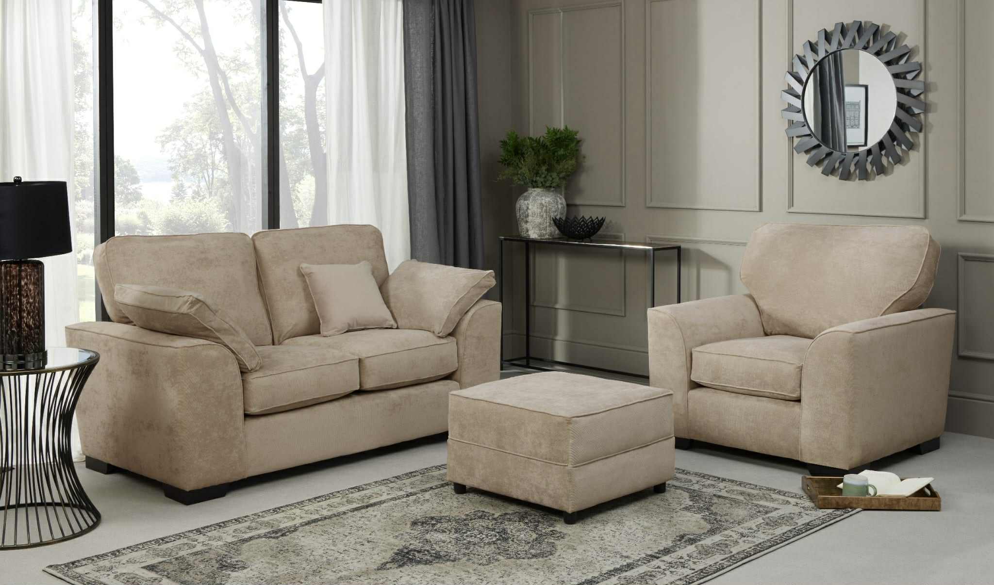 Lawson Footstool - Mink