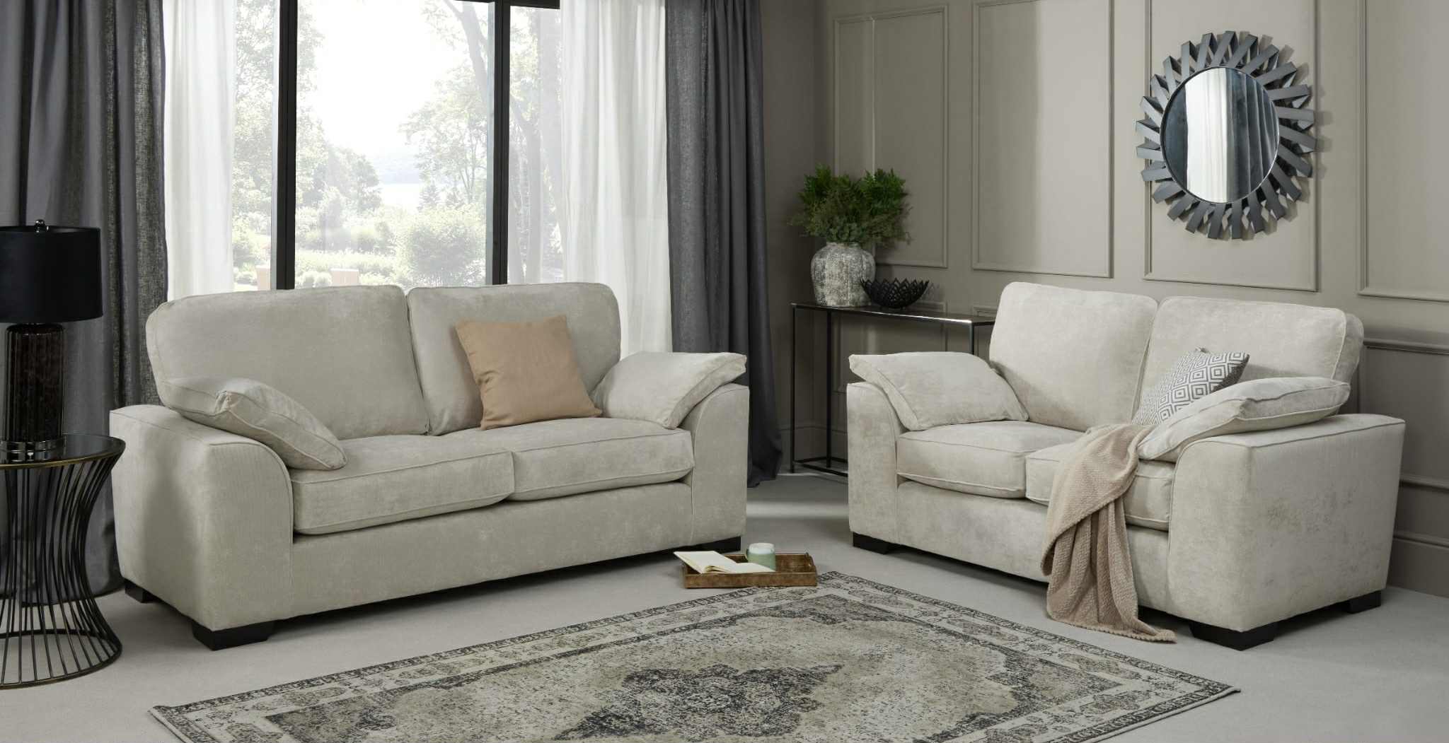 Lawson 2 Seater Sofa - Silver