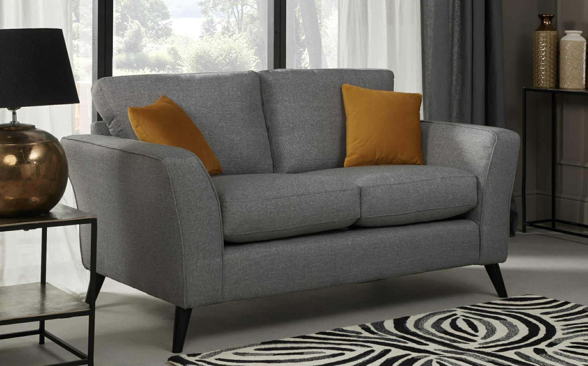 Libby 2 Seater Sofa - Charcoal