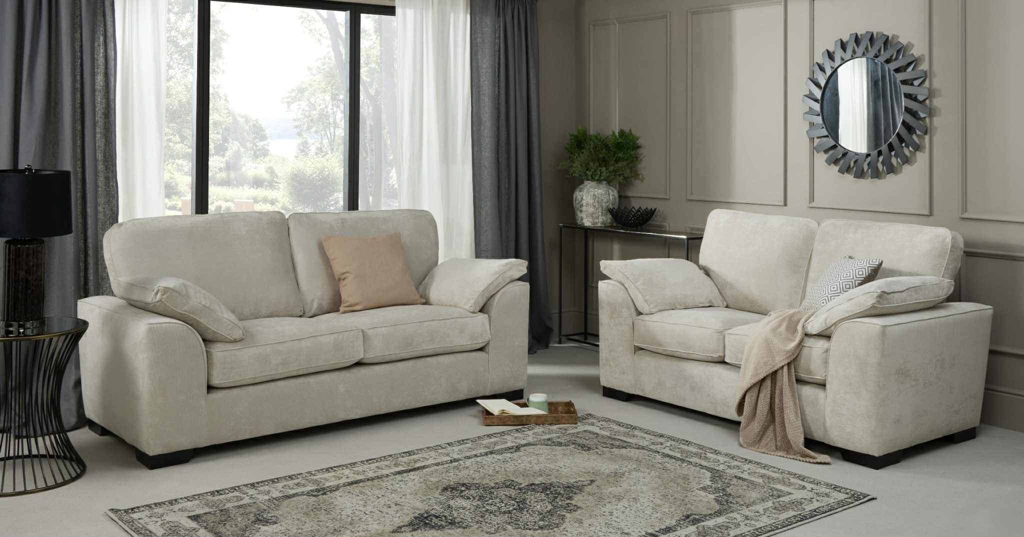 Lawson 3 Seater Sofa - Silver