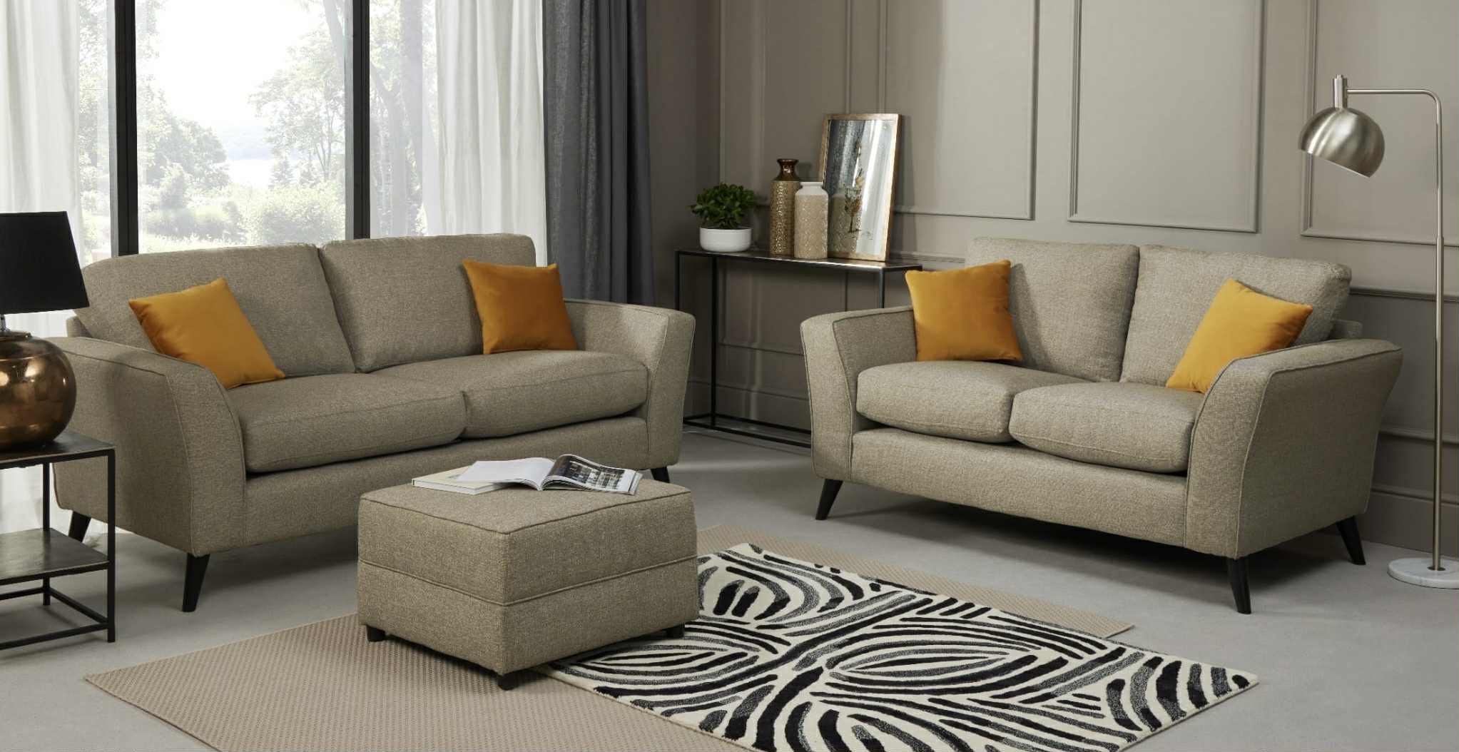 Libby 2 Seater Sofa - Oatmeal