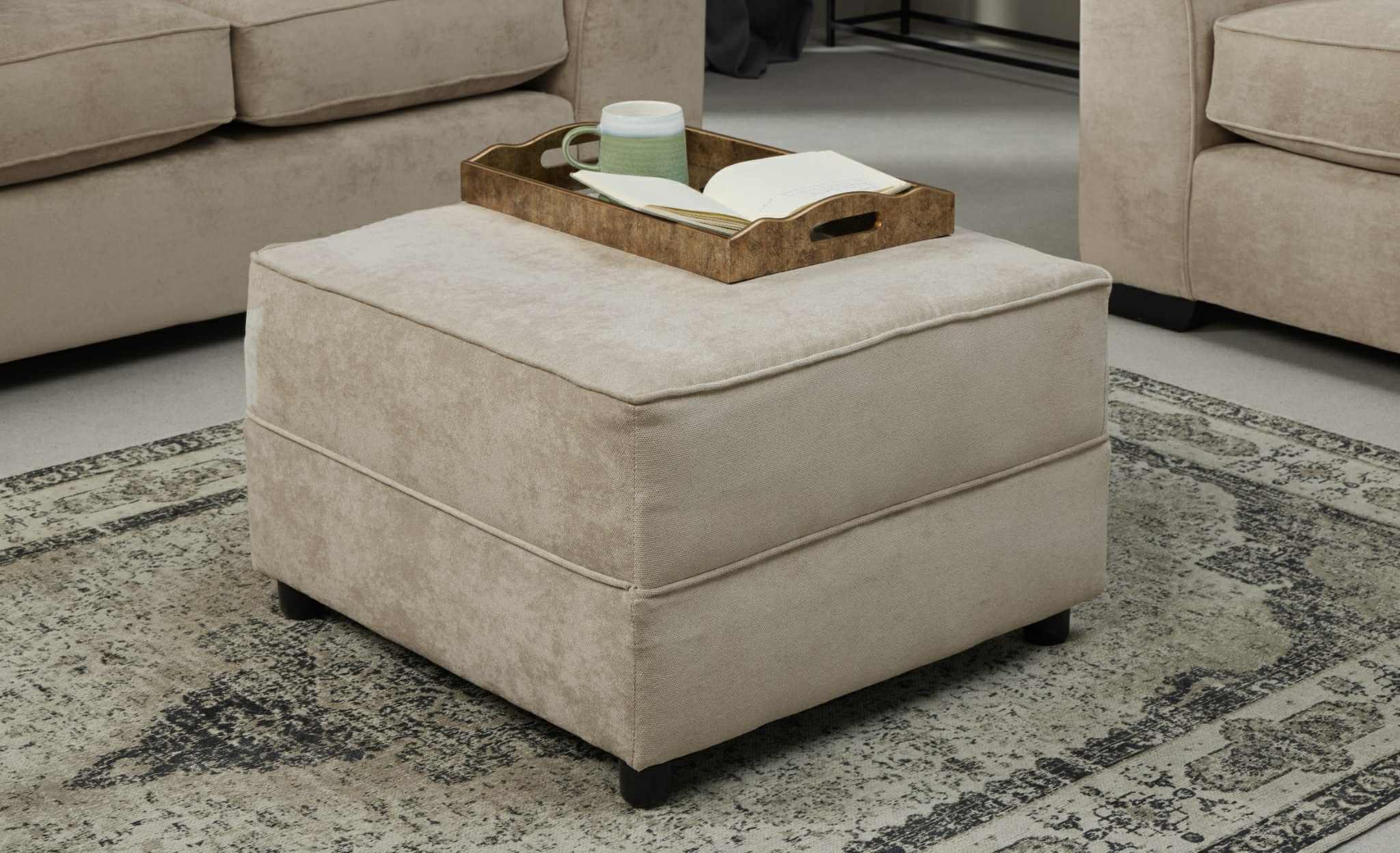 Lawson Footstool - Mink
