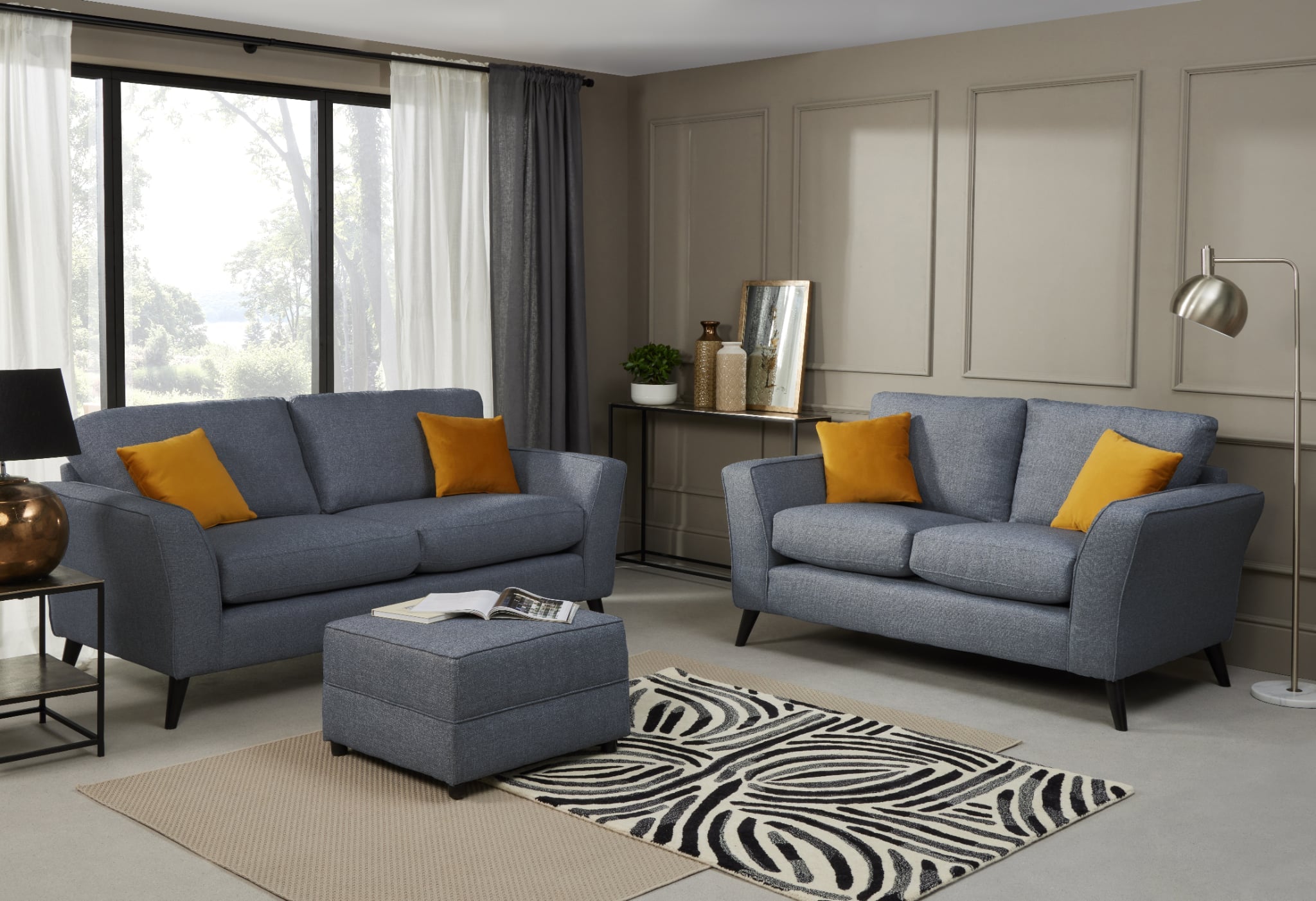 Libby 2 Seater Sofa - Denim