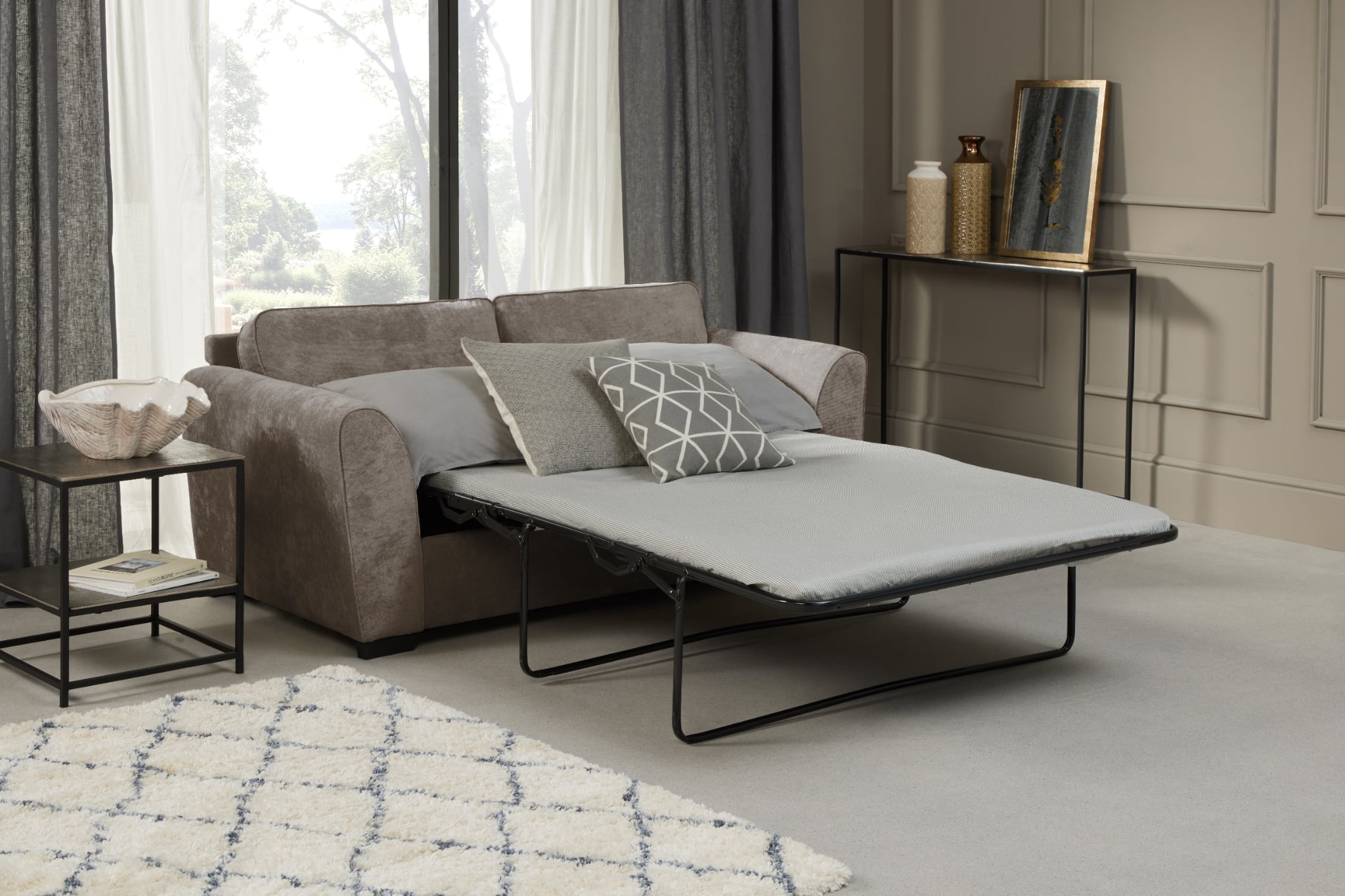 Roma Sofa Bed - Nutmeg