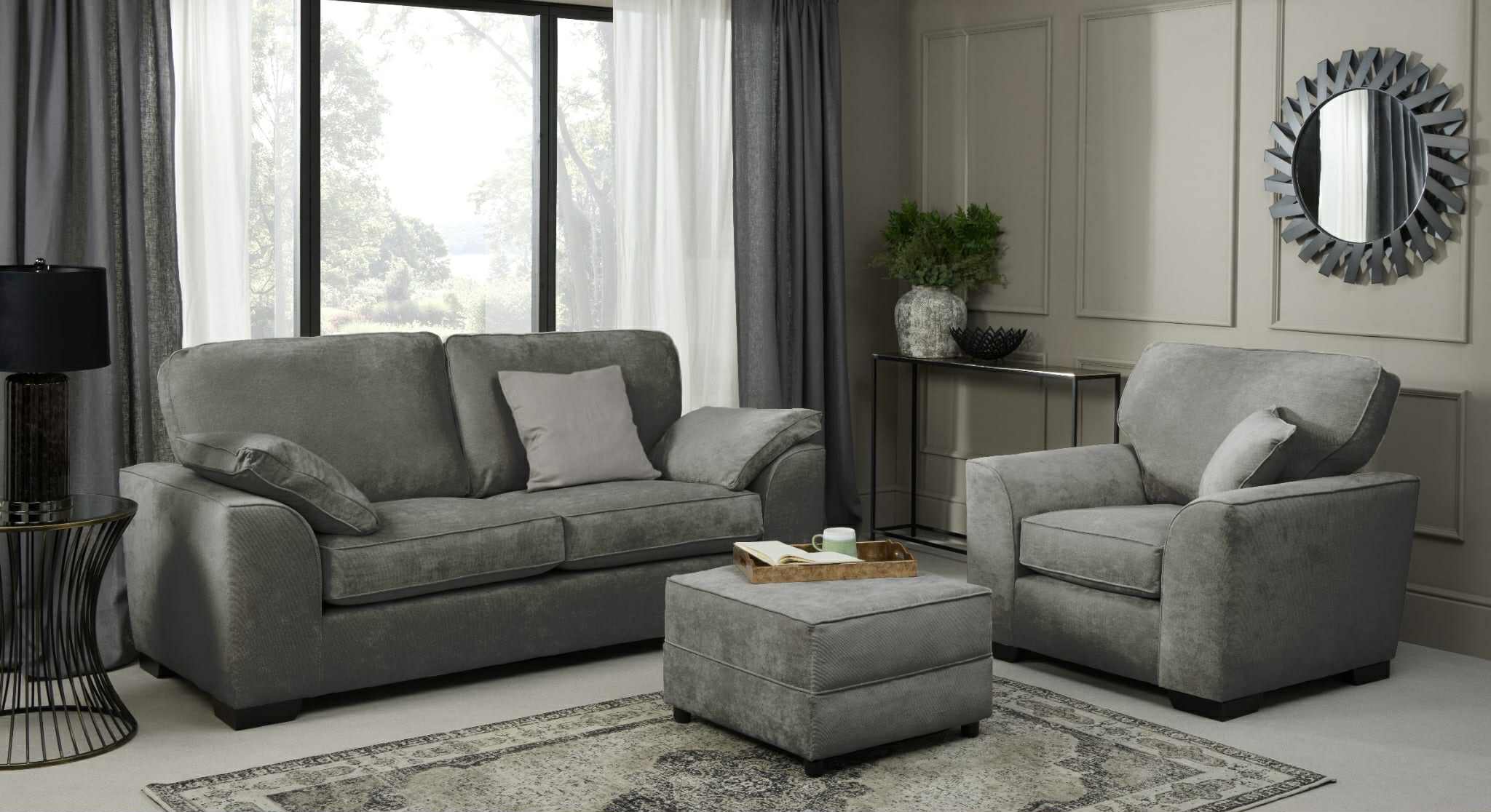 Lawson 3 Seater Sofa - Grey