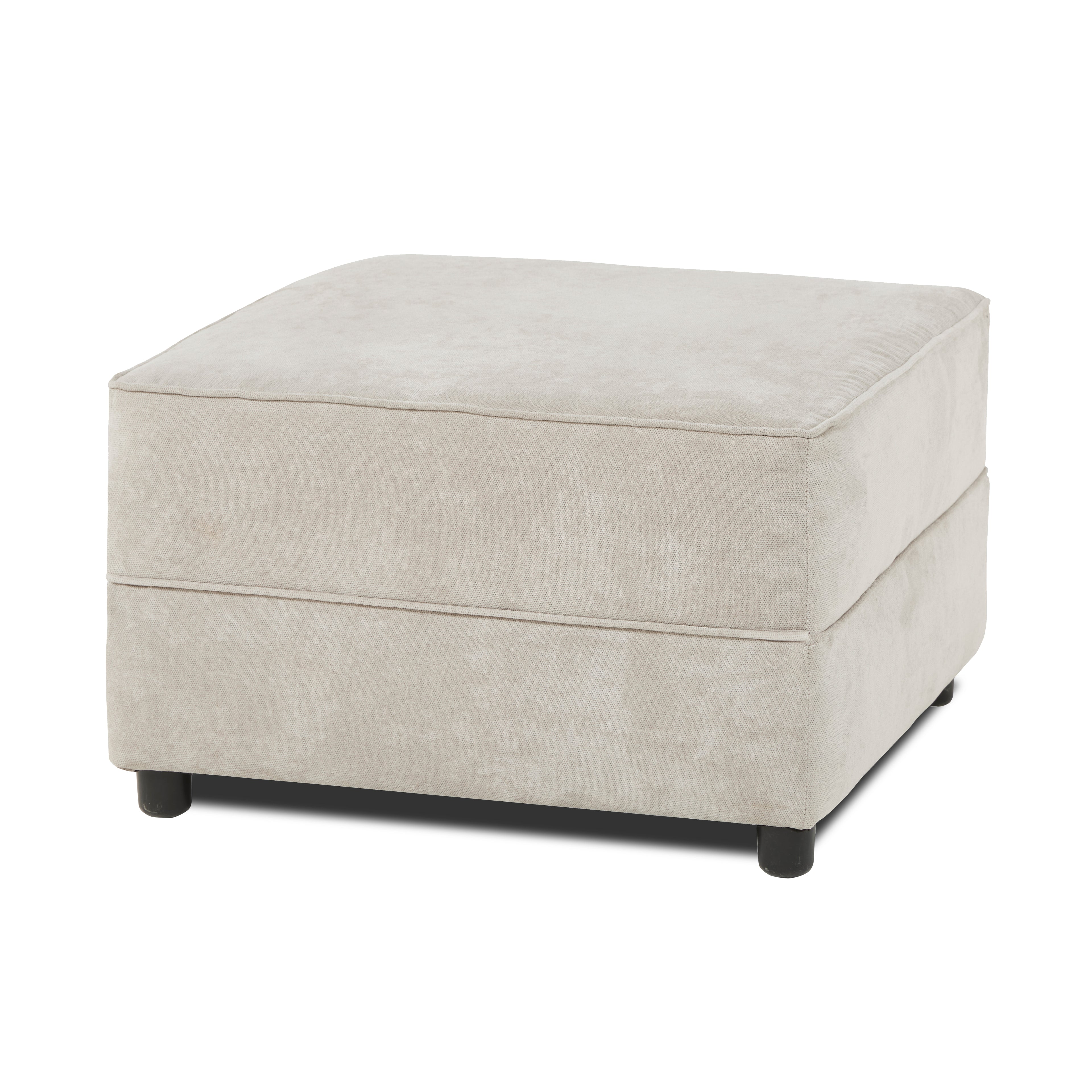 Lawson Footstool - Silver