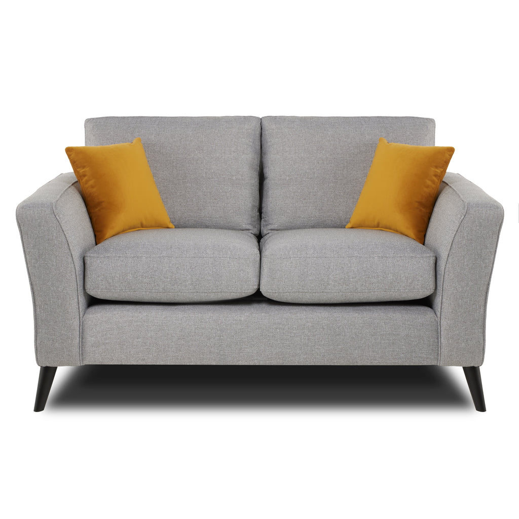 Libby 2 Seater Sofa - Silver