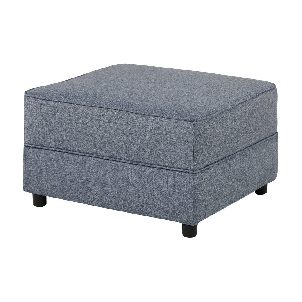 Libby Footstool - Denim