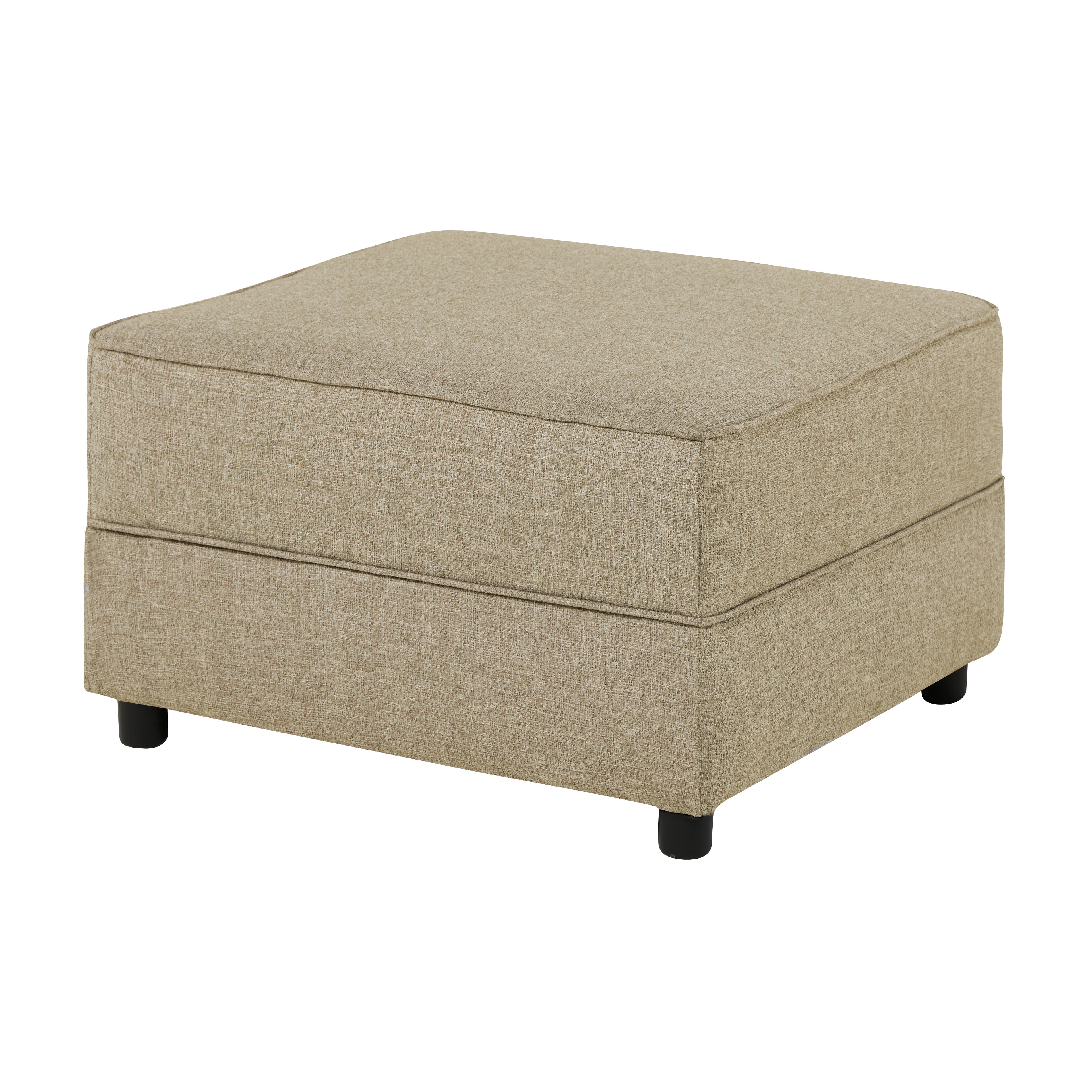 Libby Footstool - Oatmeal