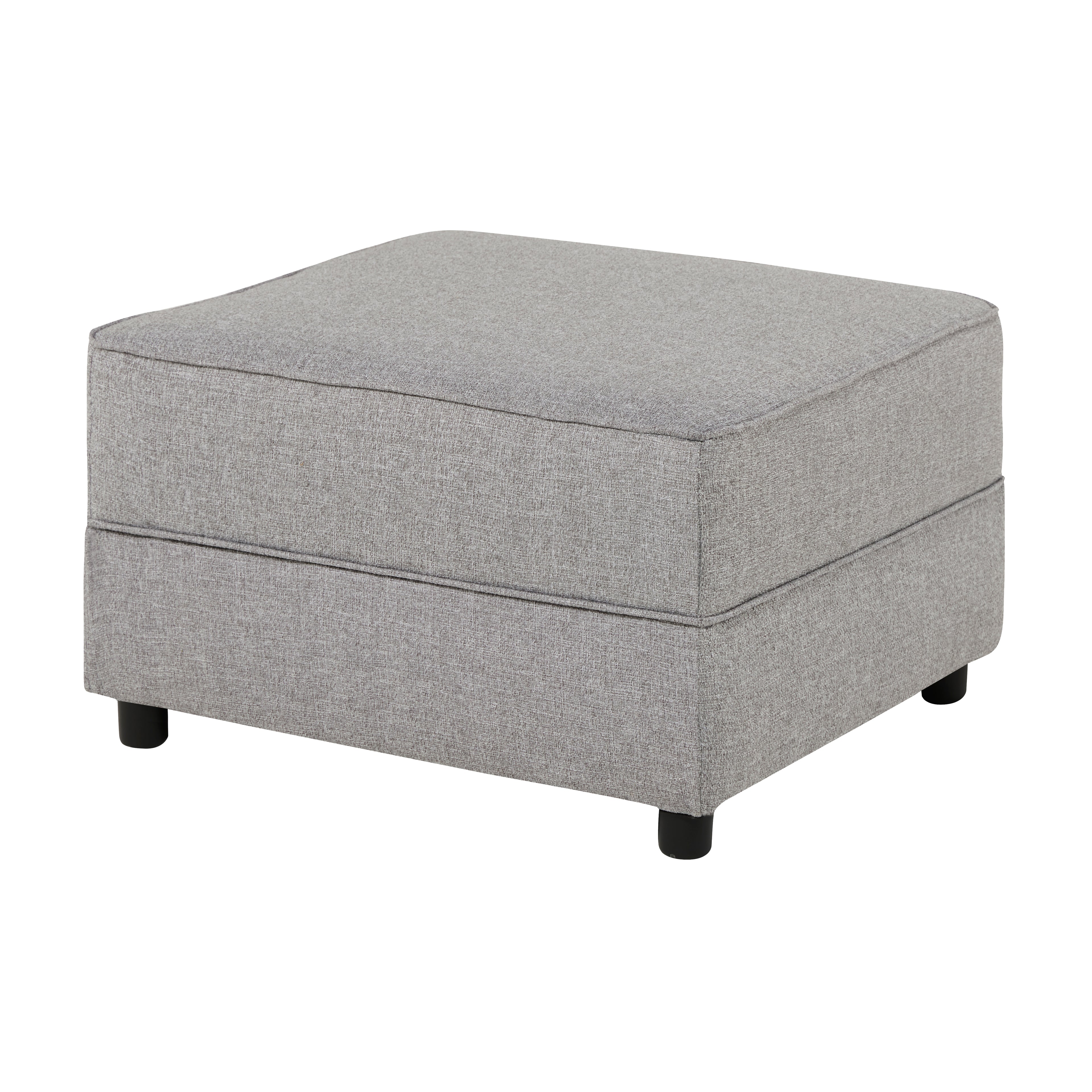 Libby Footstool - Silver