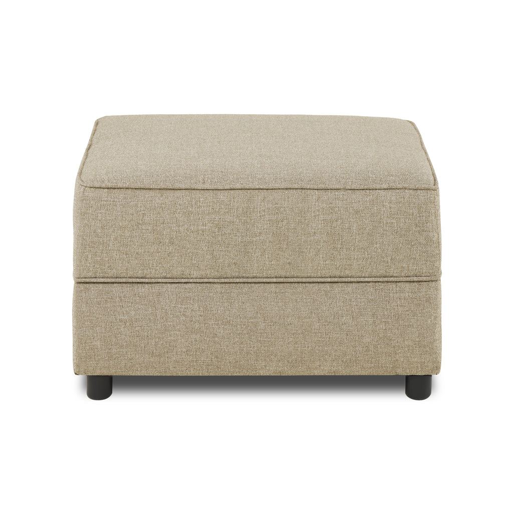 Libby Footstool - Oatmeal