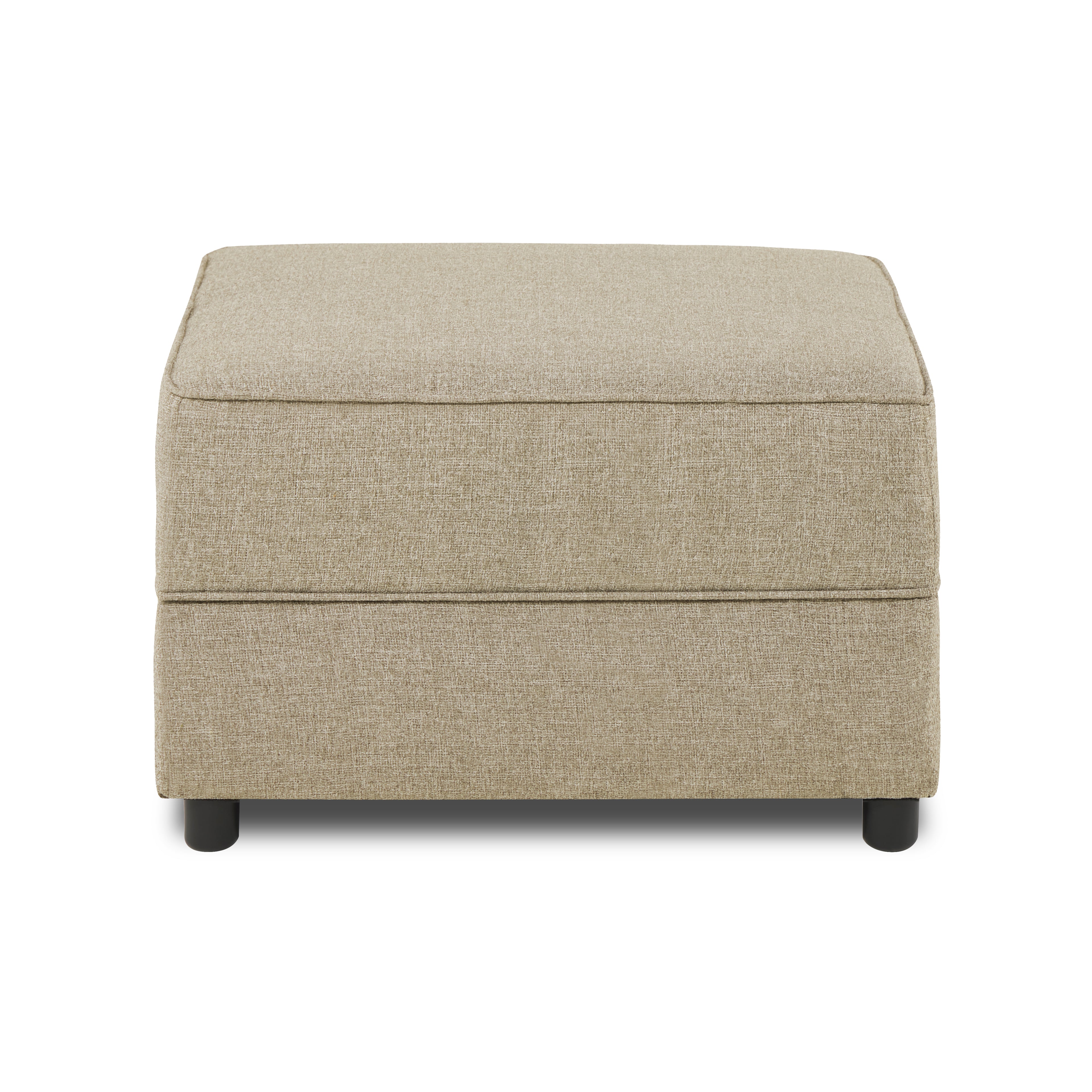 Libby Footstool - Oatmeal