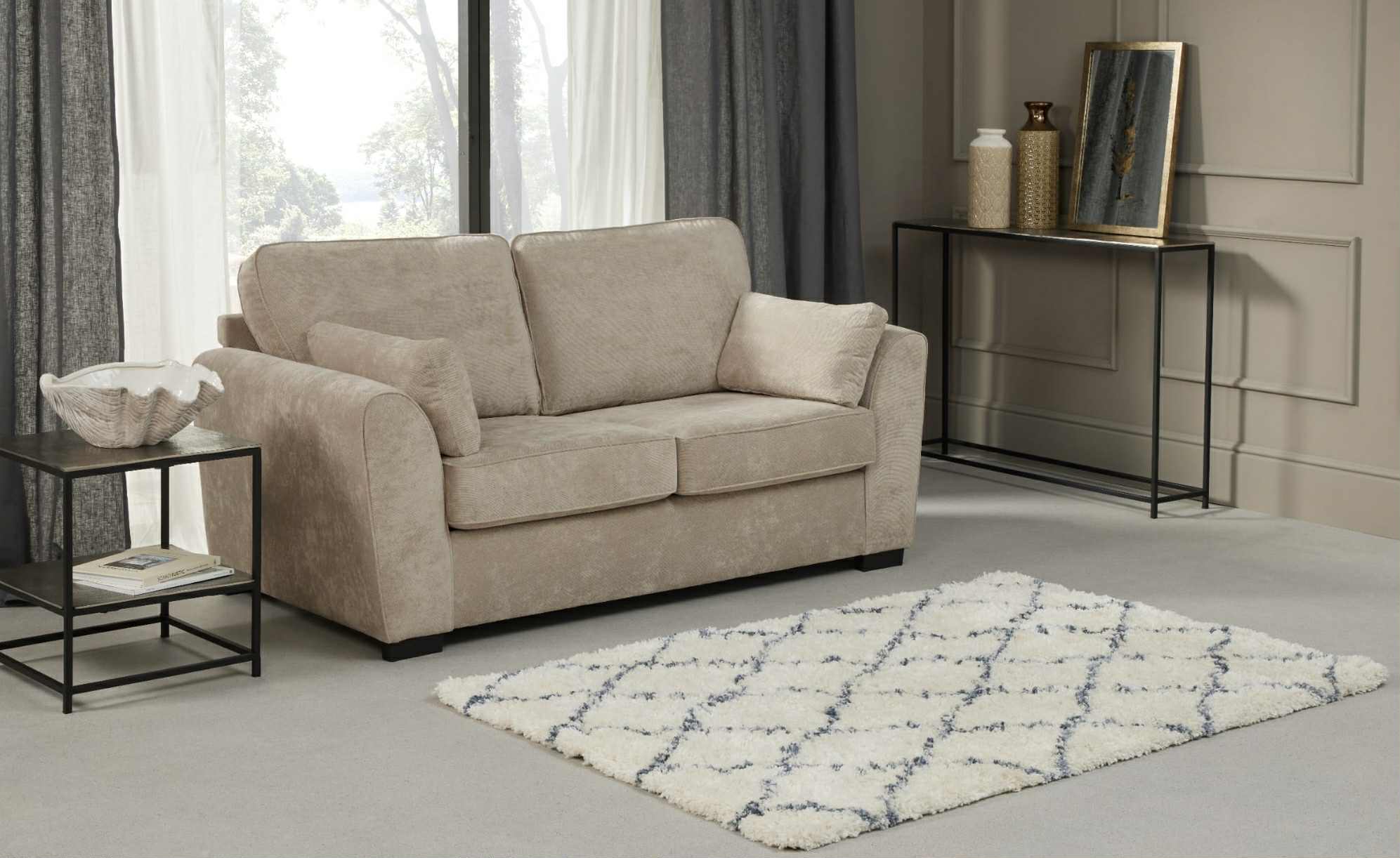 Roma Sofa Bed - Mink
