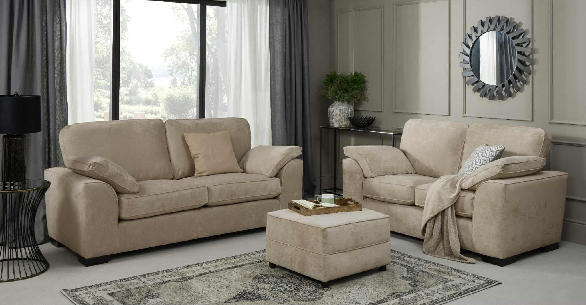 Lawson Footstool - Mink