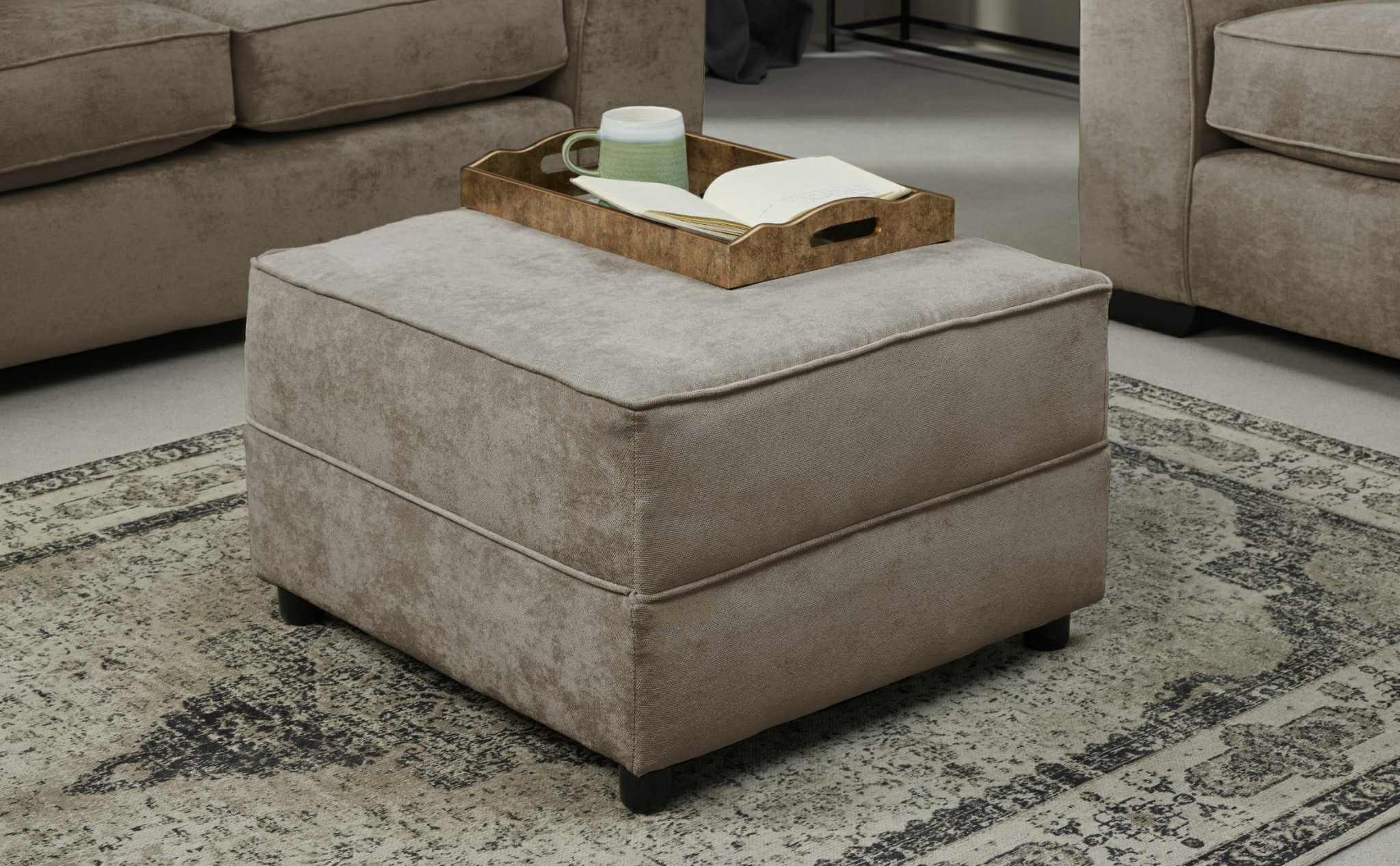 Lawson Footstool - Nutmeg