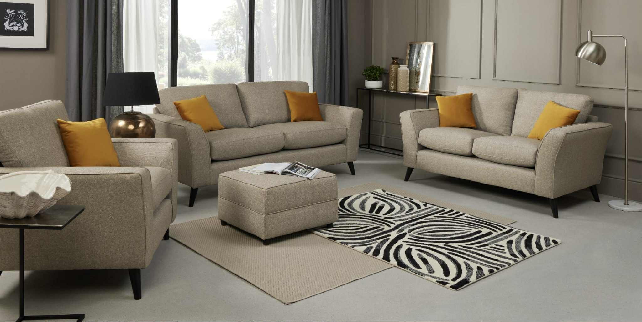Libby 3 Seater Sofa - Oatmeal